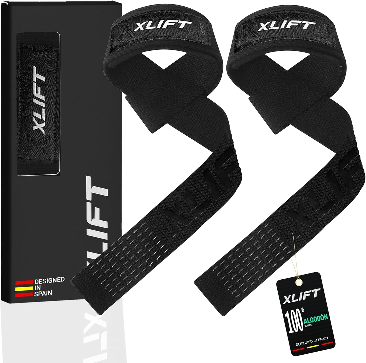 Straps Gym - Levantamiento De Pesas - Correas Levantamiento De Pesas - Straps Powerlifting - Agarre Gym - Peso Muerto - Lifting Straps - Accesorios Gym Para Mujeres Y Hombres