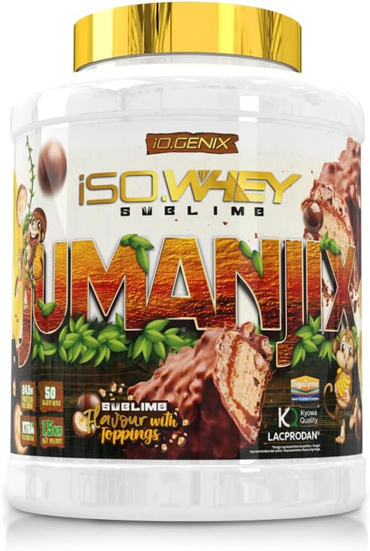 IO.GENIX ISO WHEY SUBLIME Sabor JUMANJIX with Toppings, 1,5Kg