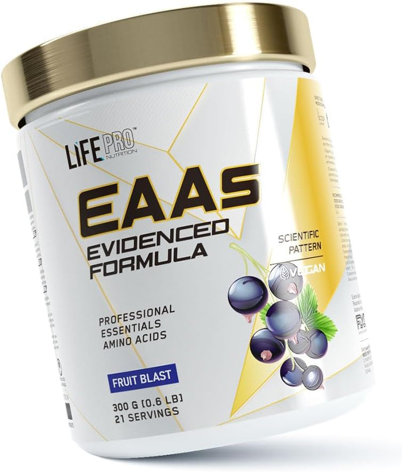 Life Pro Eaas Evidenced Formula 300G | Aminoácidos Esenciales Al Completo | Fórmula MAP | (FRUIT BLAST)