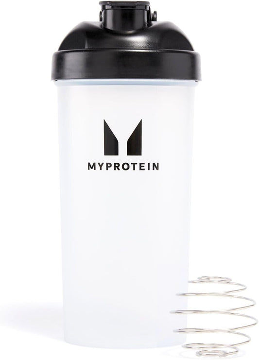 Myprotein Botella Mezcladora De 600 Ml, Color Negro/Transparente, Con Bola Mezclada, Batidos De Proteínas, Mezclas De Proteínas, Agitador Para Llevar, Batidos De Proteínas Suaves, Sin Grumos, Sin Olor