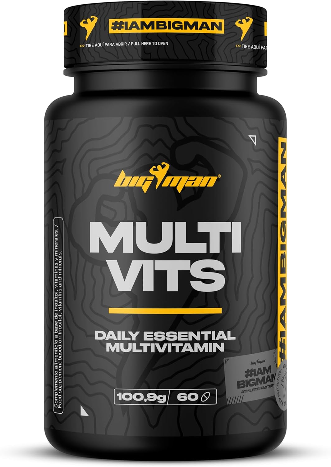 Bigman | Multi Vits 60 Caps | Complejo Multivitaminico Para Mujer Y Hombre | Deportistas | Vegetarianos | Recuperate De Tus Entrenamientos |