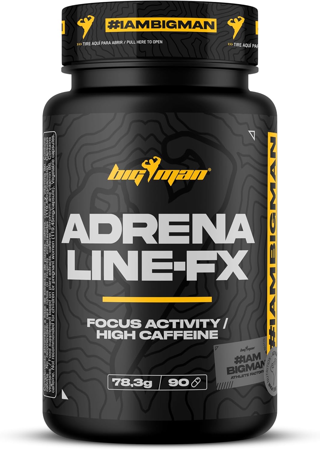 Bigman | Adrenaline FX 90 CAPS | Quemador Ultra Potente | Adelagar Muy Rapido | Control Del Patetio | Define En Tus Entrenamientos