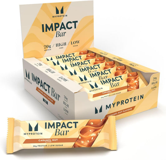 Myprotein Impact Protein Bar, Caramel, 12X64G