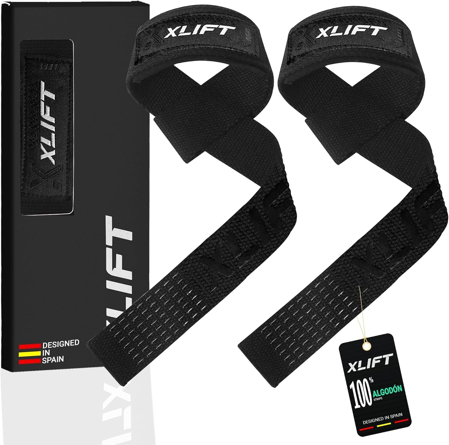 Straps Gym - Levantamiento De Pesas - Correas Levantamiento De Pesas - Straps Powerlifting - Agarre Gym - Peso Muerto - Lifting Straps - Accesorios Gym Para Mujeres Y Hombres