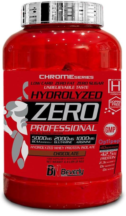 Beverly Nutrition Hydrolyzed Zero Professional Proteína Hidrolizada Sabor Chocolate - 2000 Gr