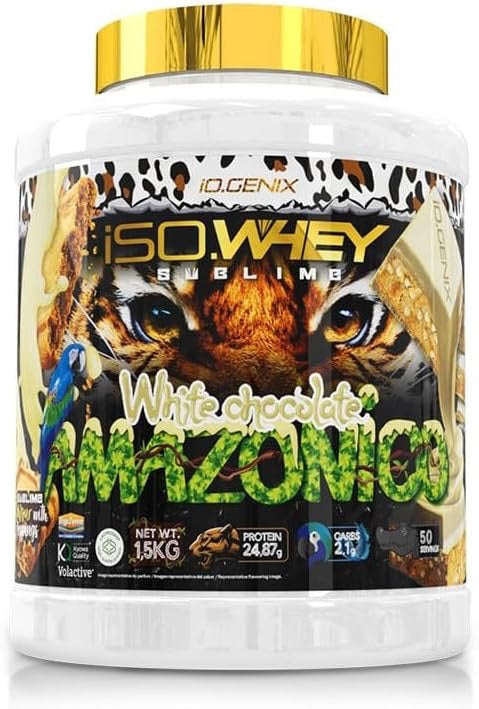 Io.Genix Iso.Whey Sublime 1,5 Kg - Aislado y Concentrado de Suero con Digezyme y L-Glutamina (Black Cookies Cheesecake)