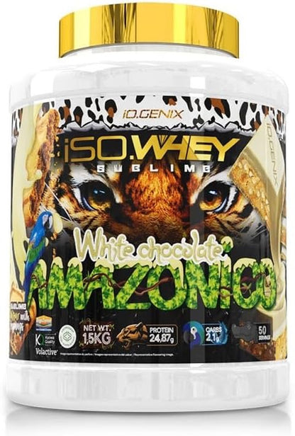 Io.Genix Iso.Whey Sublime 1,5 Kg - Aislado y Concentrado de Suero con Digezyme y L-Glutamina (Black Cookies Cheesecake)