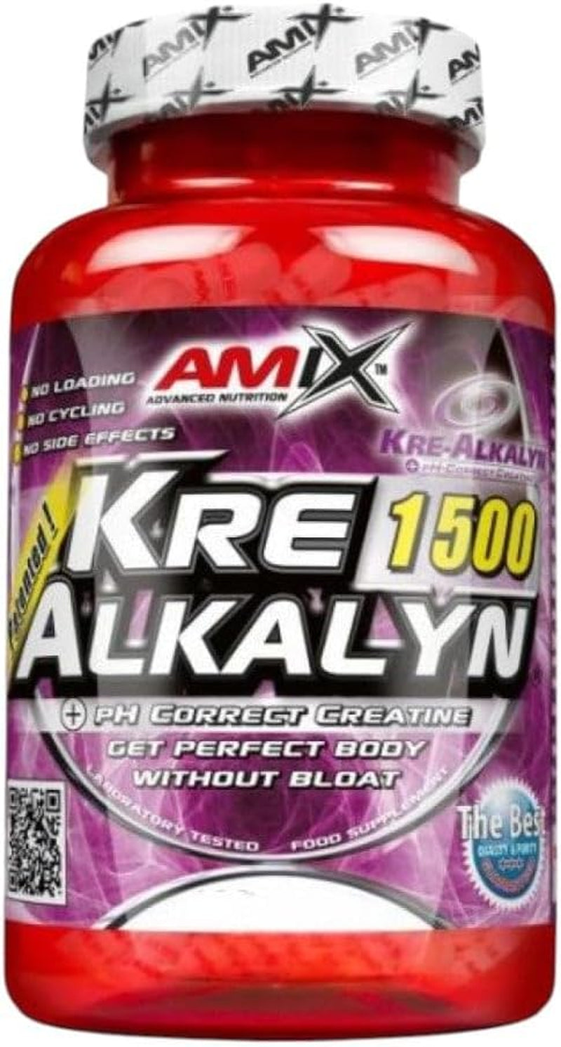 AMIX - Creatina Monohidrato - Kre-Alkalyn - 150 Cápsulas - Ideal Para Deportistas - Complemento Para Aumentar La Fuerza - Absorción Mejorada - Proteínas Para Aumentar Masa Muscular